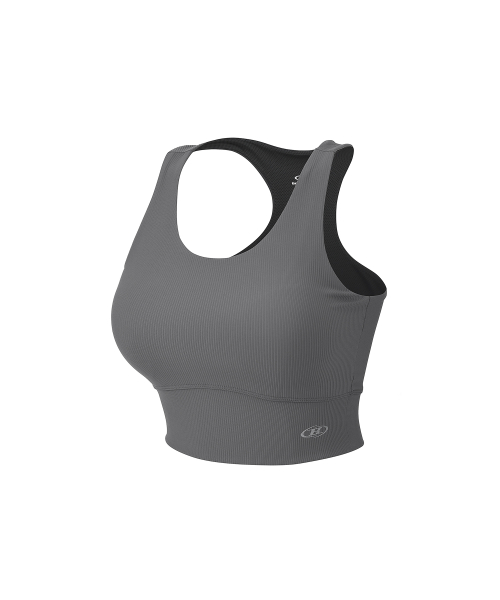 W B-FLEX BRA TOP [CHARCOAL]
