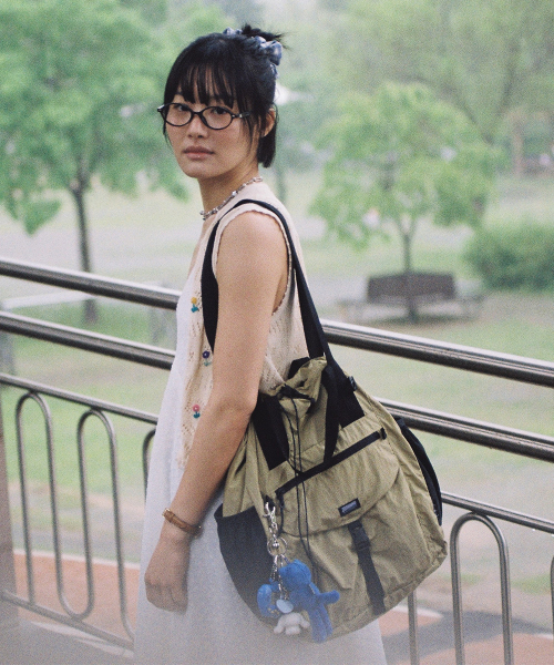 VOYAGER DRAWSTRING 2WAY BAG 002 Sun Lime