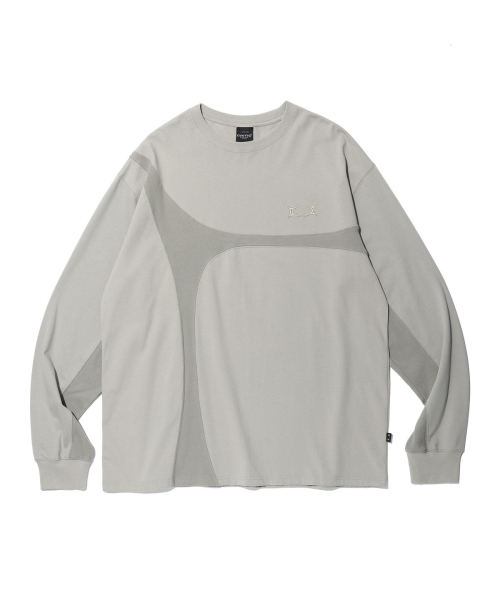 [CRITIC] WORMHOLE INCISION LONG SLEEVE T-SHIRT /追跡付 크리틱(CRITIC) WORMHOLE INCISION LONG SLEEVE T-SHIRT LIGHT