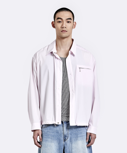 Banding Ring Shirt - Pink