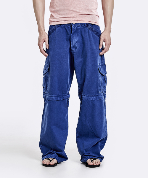 Cargo Pants - Washed Blue