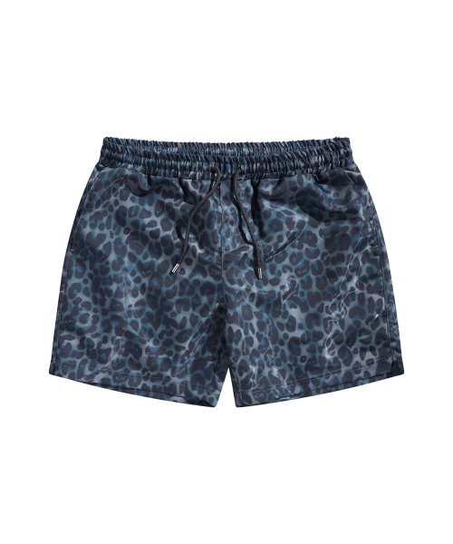 Leopard Swim Shorts - Green