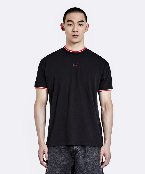 Ringer T-shirt - Black