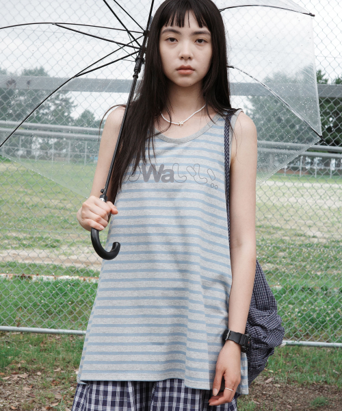 원더비지터() KAWAii loose Sleeveless [Grey] 상품 이미지