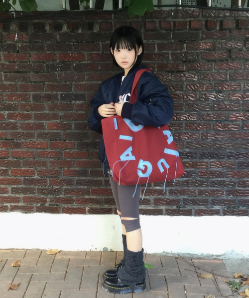 이우가마카라스 IUGA Big Shopper Bag (Burgundy)