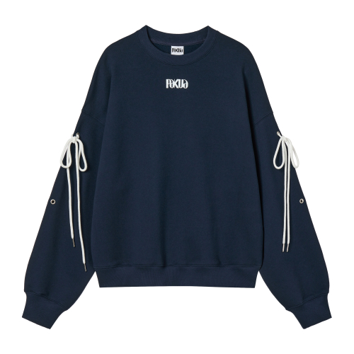 RIBBON DETAILED SWEATSHIRTS_NAVY