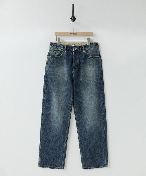 5P Denim Pants Used Blue