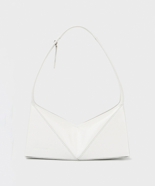 ★LOW CLASSIC★ FOLDED CUBE SHOULDER BAG_WHITE_LOW24RM_BA020 LOW CLASSIC（ロウ クラシック）の「【LOW CLASSIC/ロウ
