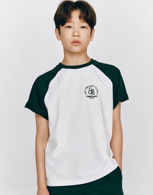 지오다노 주니어() 코튼 프린트 라글란 반팔티 03095521 [4color] 상품 이미지