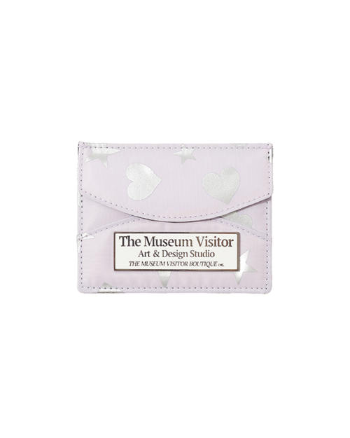 韓国商品/THE MUSEUMVISITOR HEART STAR CRACK CARD WALLET HEART STAR CRACK CARD WALLET (LIGHT GREY) - 감도 깊은 취향
