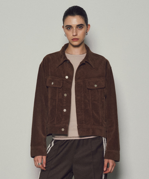 Вельветовая куртка тракер CTO120 (Brown)