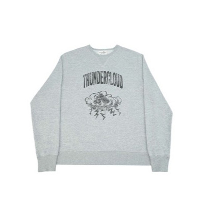 Vintage crop sweatshirts- Thunder