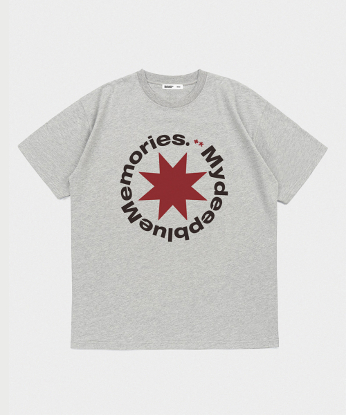 Mm FRONT ROUND футболки (серый)