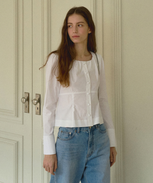 IRENE хлопковый BLOUSE_WHITE