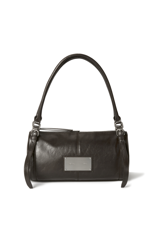 MUSINSA公式 | MATIN KIM BUCKLE STRAP SHOULDER BAG IN BLACK