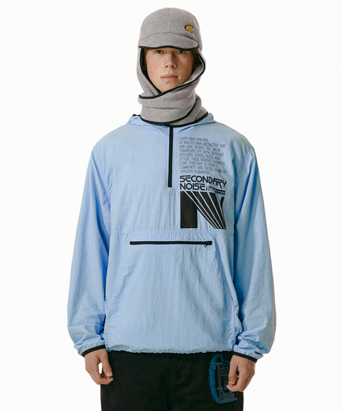Secondary Anorak пуловер Light синий