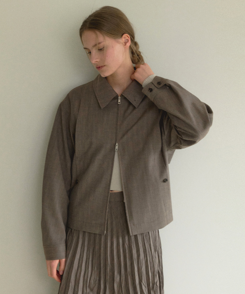 BOY BLOUSON JK_BROWN