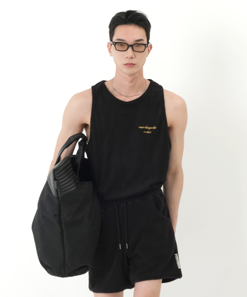 palm terry sleeveless (чёрный)