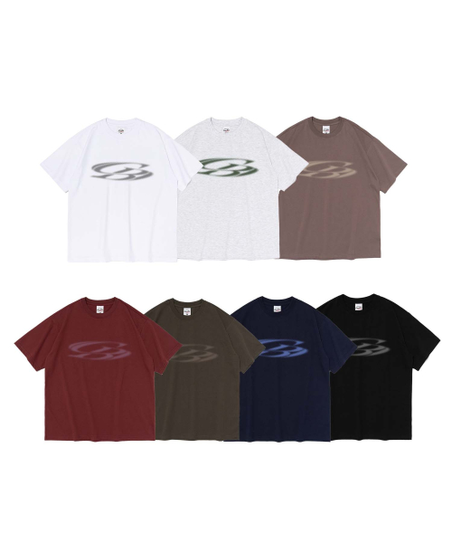 [2PACK] Футболка с винтажным круглым лого (7COLOR)