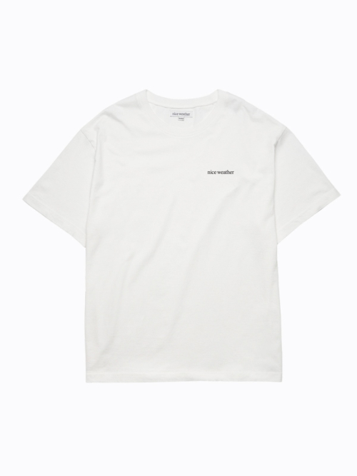 나이스웨더() 튜블라 티셔츠 (화이트) 상품 이미지