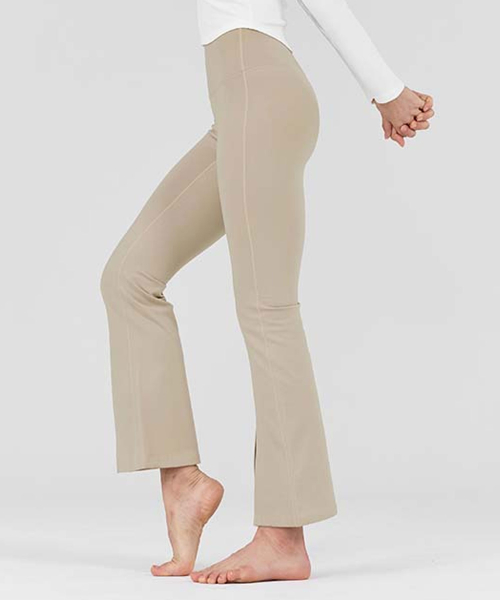 Zella Intention Флисовые брюки-клёш с разрезом, Soy Beige XP9219G