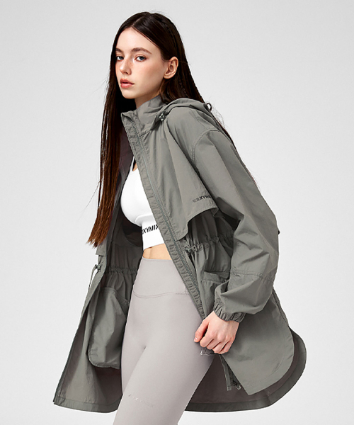 Лёгкая ветровка Light Outstring Hood Fate Grey XFK1JL1103
