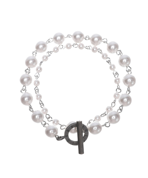 White Chain Pearl Bracelet
