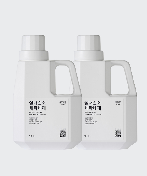 실내건조 세탁세제 1.5L 2팩