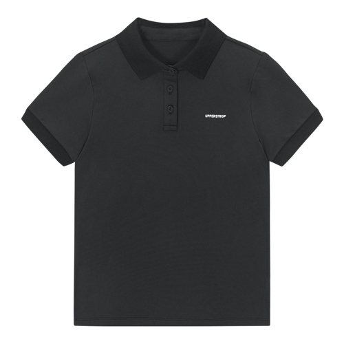 [UWT25015-01] Женское поло UPST GOLF Stretch Pique, Black