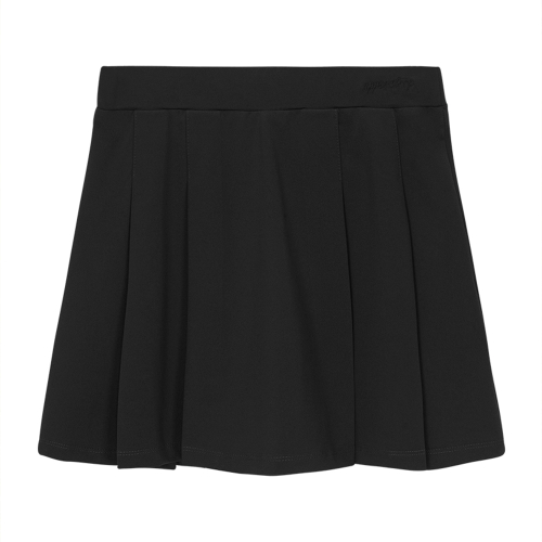 어퍼스트롭 골프 [UWS25026-01] UPST GOLF 여성 스트레치 플리츠 스커트 블랙