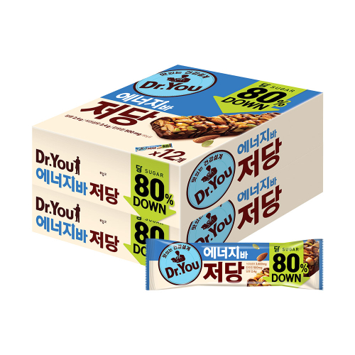 닥터유 에너지바 저당 1P (50g) x 24개