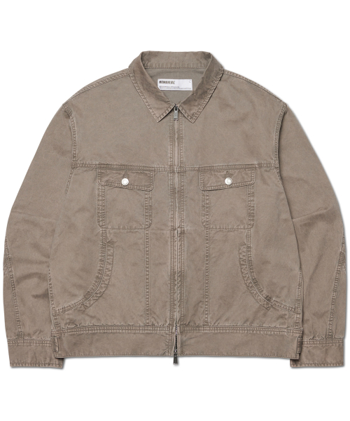 SLASH TRUCKER JACKET - WASHED CHARCOAL