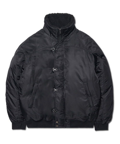 K.L BOMBER JACKET - BLACK