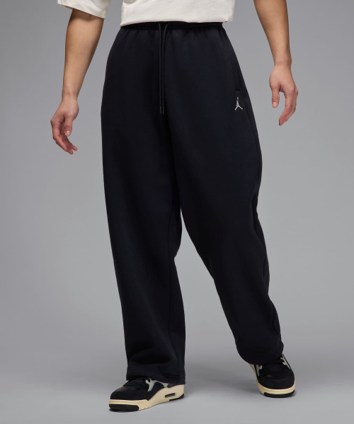 Оверсайз флис-брюки Jordan Brooklyn M - Black:Sail / IB7238-010