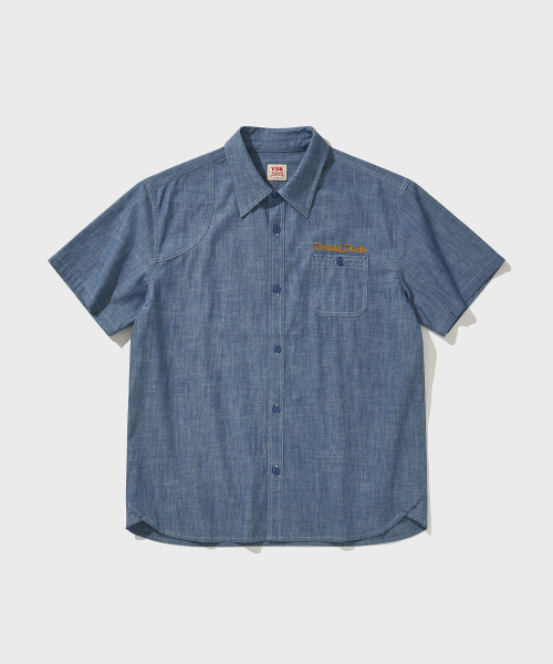 비디알() [디즈니] DONALD LITTLE DEVIL CHAMBRAY SHIRTS [Classic] 상품 이미지
