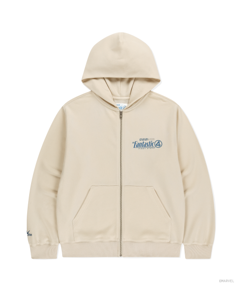 [The Fantastic Four] Zip up Hoodie Oatmeal