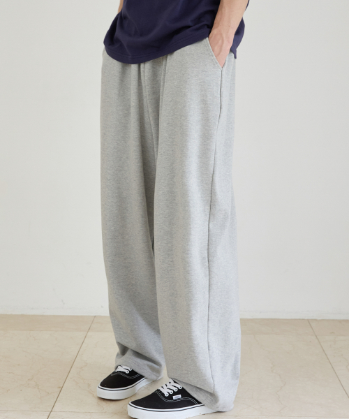 UNISEX BACK POINT JOGGER TRAINING PANTS_GRAY