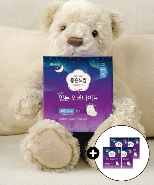 오리지널 입는오버나이트 소/중/대 8매x6팩 +(증)입오버중 4p