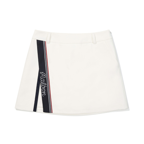 A라인 사이드 슬릿 스커트 OFF WHITE (WOMAN)
