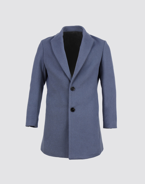 Легкое полупальто CO111 из шерсти regular fit на двух пуговицах