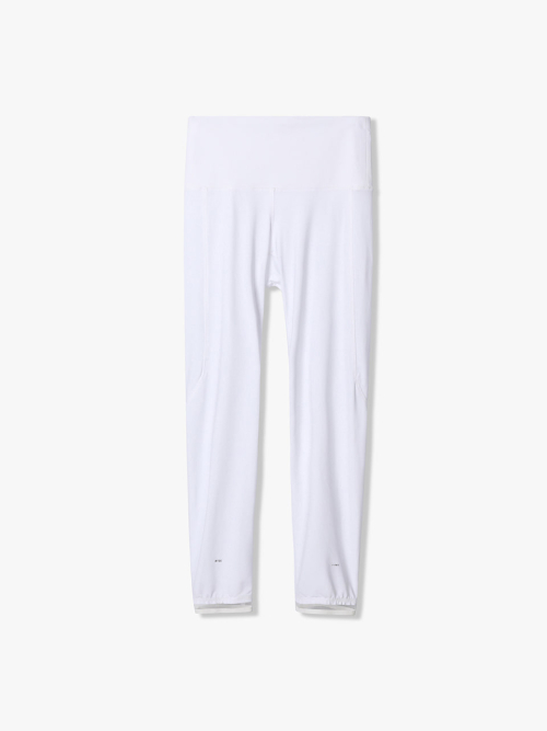 LOGO PRINT LEGGINGS WHITE