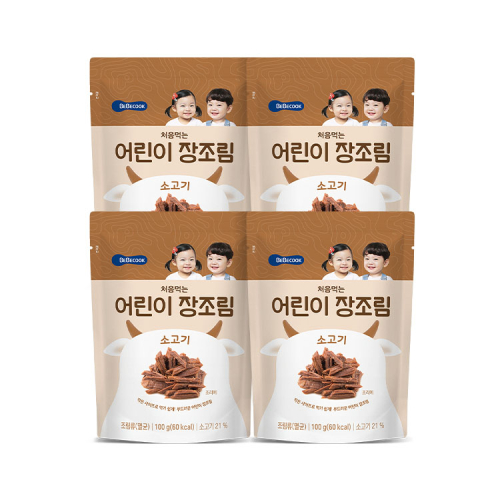 베베쿡() 처음먹는 어린이 장조림 소고기 4봉 상품 이미지