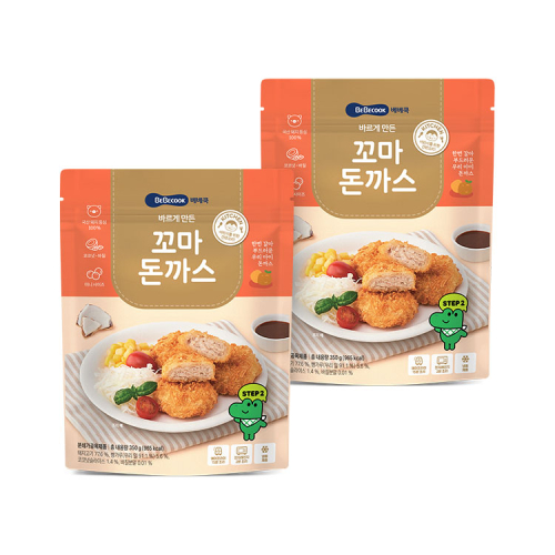 베베쿡() [냉동] 바르게 만든 꼬마 돈까스 2봉 상품 이미지