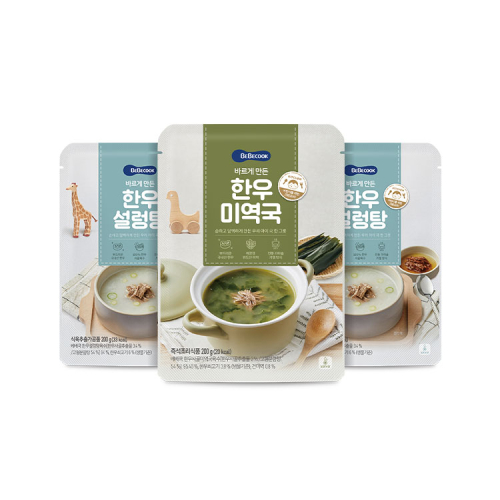 베베쿡() 바르게 만든 한우국 10개(설렁탕5+미역국5) 상품 이미지