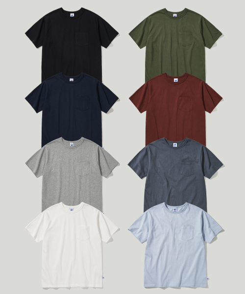 [2-PACK] 1015 Classic карман T-Shirt
