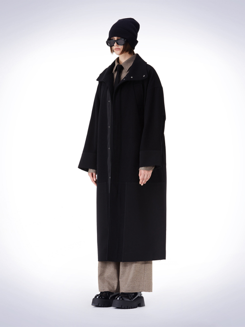 патч POINT длинный COAT чёрный