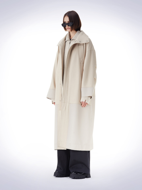 патч POINT длинный COAT бежевый