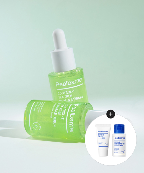 리얼베리어() 컨트롤-T  티트리 캡슐 세럼 30ML X 2개 (증정 익스트림 (크림25ML+토너30ML)) 상품 이미지