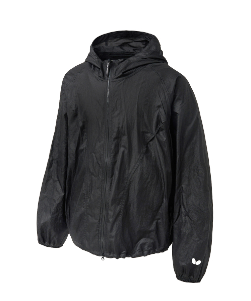 버터플라이 스포츠웨어() 커브라인 캡 후드 바람막이 자켓 블랙 상품 이미지