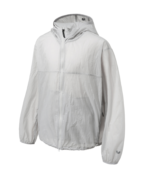 버터플라이 스포츠웨어() 스트링 후드 바람막이 그레이 상품 이미지